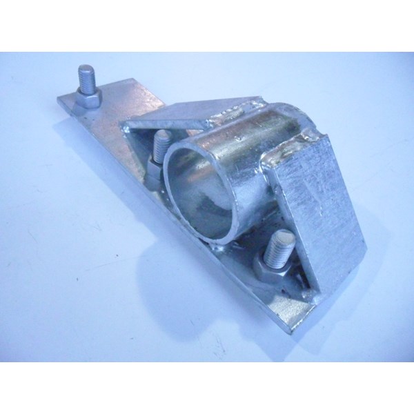 Outer Left Galvanized Hinge Plate