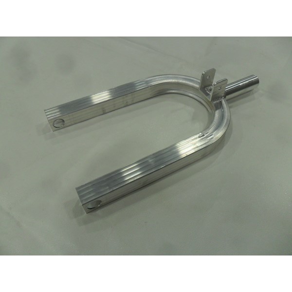 4' Swivel Wheel Fork Only