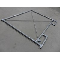 6' GALVANIZED DOCK WHEEL ASSEMBLY