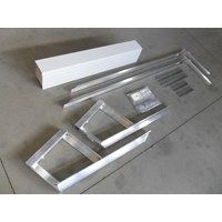 4' BENCH KIT WITH WHITE PANELS FOR 6' DOCK