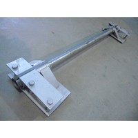 6' HEAVY DUTY GALVANIZED HINGE (3 HOLE)
