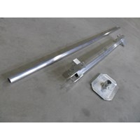 4' TURN ARM BRACKET WITH 8' PIPE