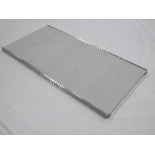 4' X 8' Ultra Dock Ramp White Aluminum Decking