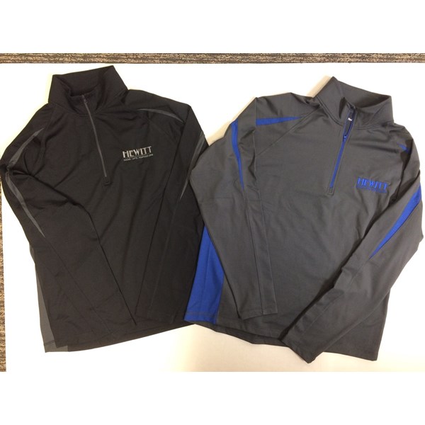 Hewitt 1/4 Zip Up Men's-Charcoal Gray L