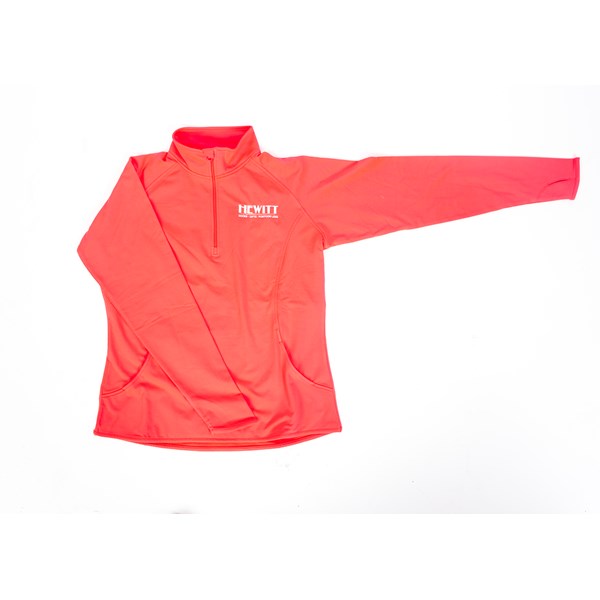 Hewitt 1/4 Zip Up Women's-Pink Rush L