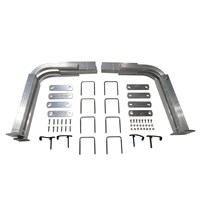 Standard Full Length Aluminum Guide Step Bracket Bundle Standard Full Length Aluminum Guide Step Bracket Bundle