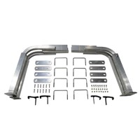 Medium Full Length Aluminum Guide Step Bracket Bundle