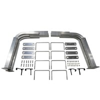 Large Full Length Aluminum Guide Step Bracket Bundle Large Full Length Aluminum Guide Step Bracket Bundle