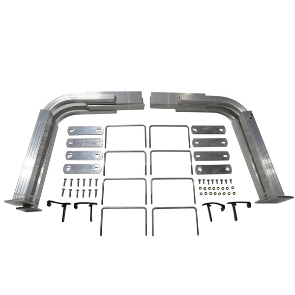 Large Full Length Aluminum Guide Step Bracket Bundle