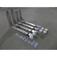 LARGE ADJUSTABLE PONTOON RACK BRACKET BUNDLE