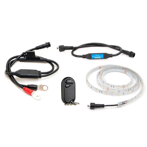 5' Flexible LED HD Light Kit for 12V or 24V, Includes Remote On/Off/Dim (900 LUMENS/45LED)