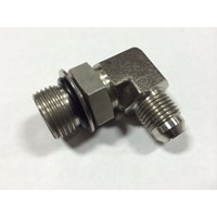 90 DEGREE STRAIGHT THREAD ELBOW-6801-6-8