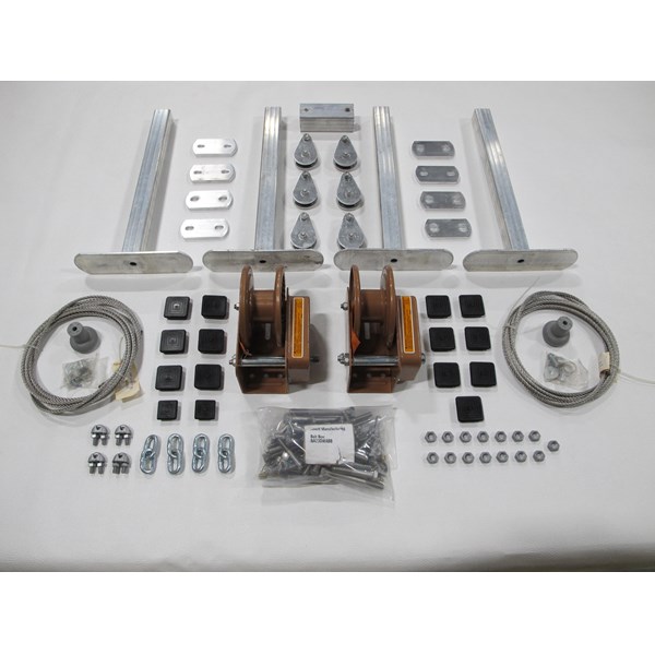 2300# Double Winch Aluminum Hardware Bag