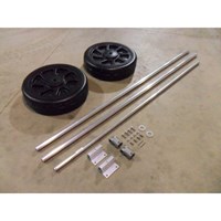 6' SHORE END ADJUSTABLE HELPER WHEEL WITH 8' PIPE