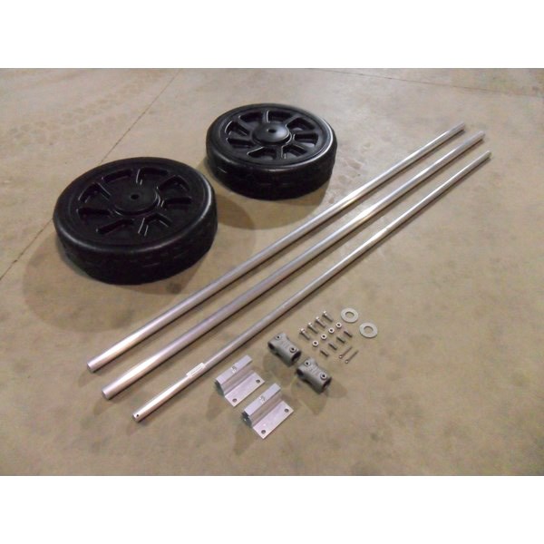 6' Shore End Adjustable Helper Wheel With 8' Pipe