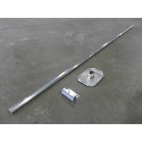 10' Aluminum Stand, Mount And Plate