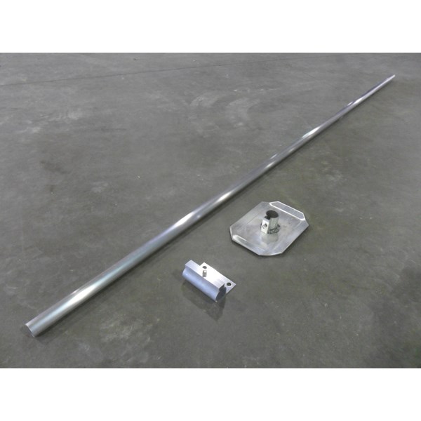 10' Aluminum Stand, Mount And Plate