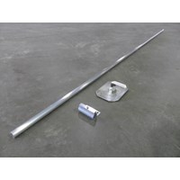 12' Aluminum Stand, Mount And Plate