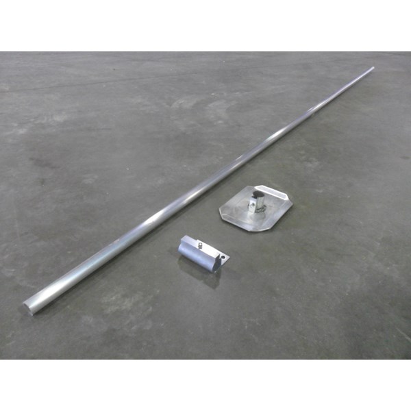 12' Aluminum Stand, Mount And Plate