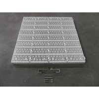 4' CLASSIC RAMP THRUFLOW WHITE WITH HINGES