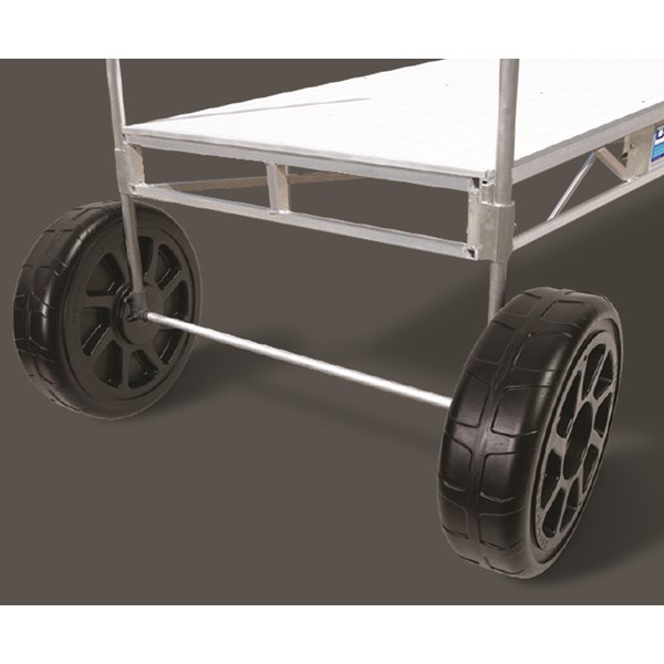 4' Ultra Shore End Helper Wheel With 3' Pipe