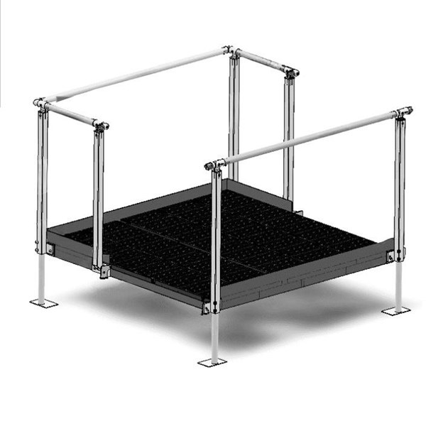 Qramp 5'X5' Straight Through Platform - Module #10