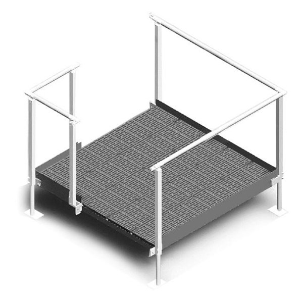 QRamp Turning Platform 5'x5' 90 Degree - Module #8