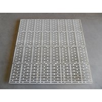 Vers-A-Dock Decking Without Cut Out Holes-Thruflow White