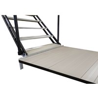 ADJUSTABLE STEP TO DOCK MOUNTING BRACKET ADJUSTABLE STEP TO DOCK MOUNTING BRACKET