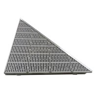 Left Triangle Corner Aluminum-Thruflow Gray