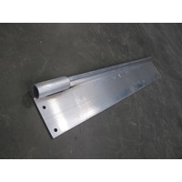 4' BOLT-ON PIANO HINGE PLATE ONLY