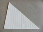 Roll-A-Dock Triangle Aluminum Decking-White (Right)