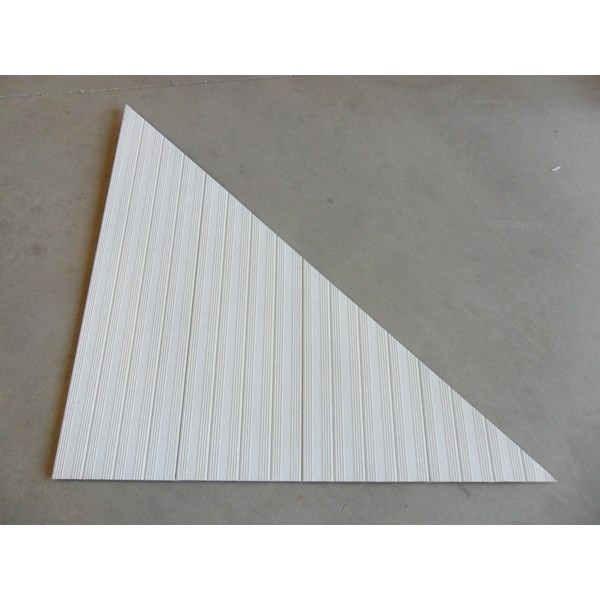 Roll-A-Dock Triangle Aluminum Decking-White (Right)