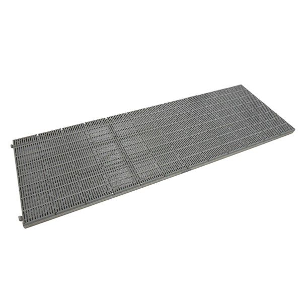 4'X12' Ramp Aluminum-Thruflow Gray Only