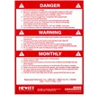 ROLL-A-RAIL DANGER LABEL