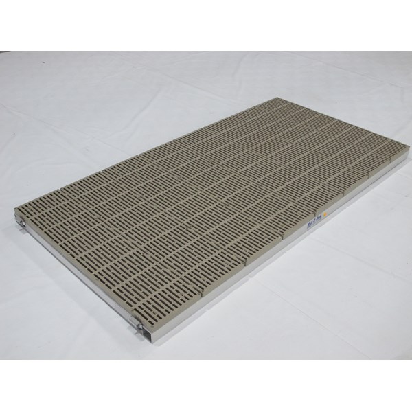 4'X8' Ramp Aluminum-Thruflow Beige Only