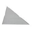 Left Triangle Corner Aluminum-White