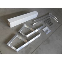 4' BENCH KIT WITH WHITE PANELS FOR 4' DOCK