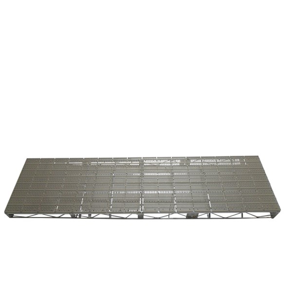 4'X16' Wheel End Aluminum-Thruflow Beige Only