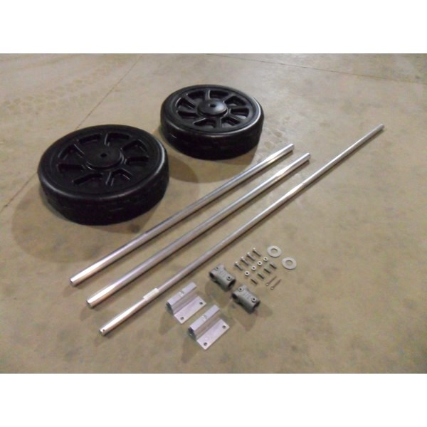 6' Shore End Adjustable Helper Wheel With 5' Pipe