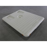 8'X10' BEIGE OTTER SWIM RAFT BASE