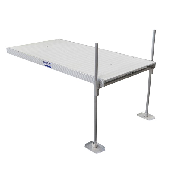 4'X8' Sectional With 5' Pipe-White