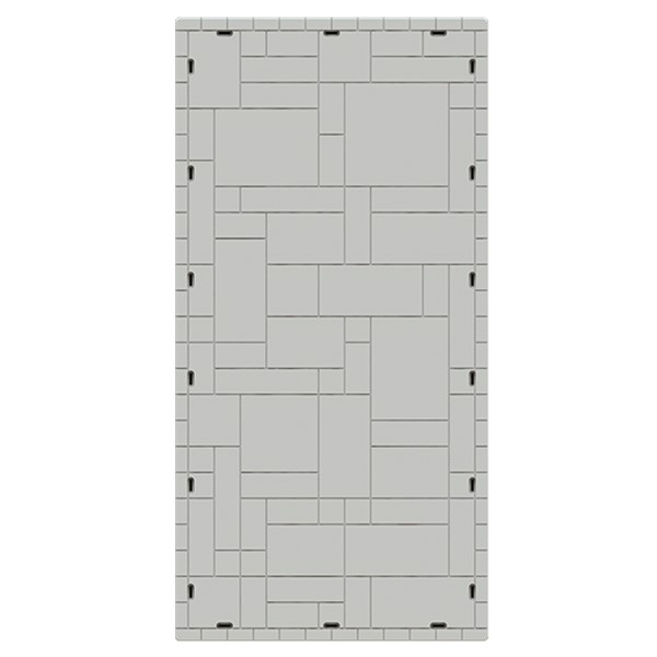 5'X10' Wave Dock Top Half Only