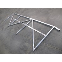 12' Aluminum Residential Gangway Truss Style Hand Rail Left Side