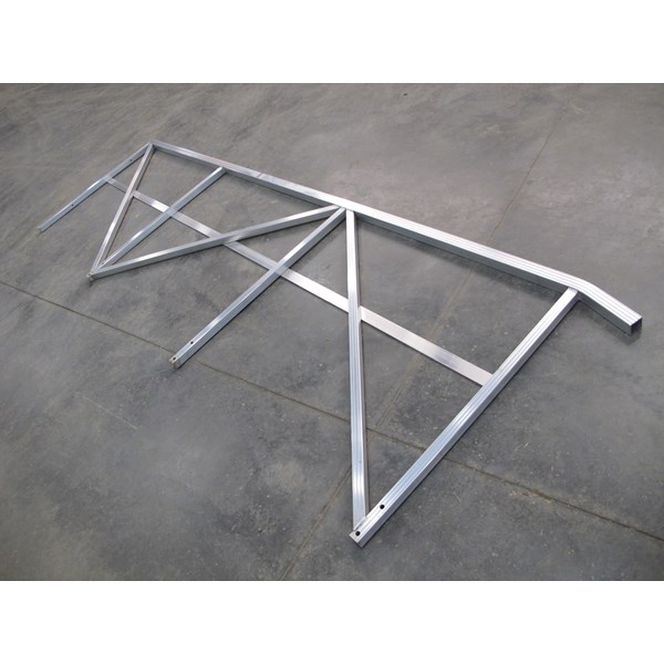 12' Aluminum Residential Gangway Truss Style Hand Rail Left Side