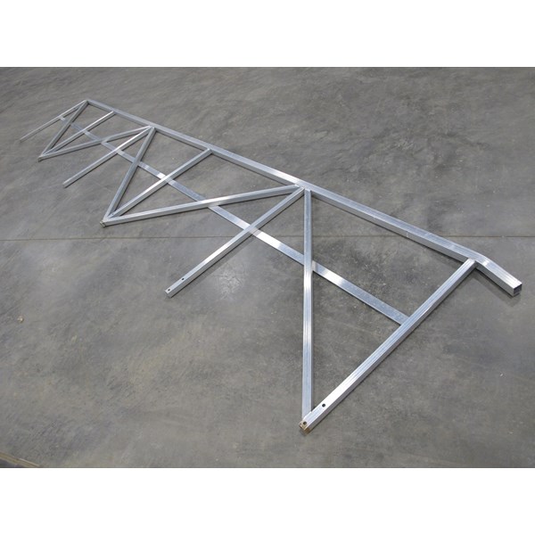 20' Aluminum Residential Gangway Truss Style Hand Rail Left Side
