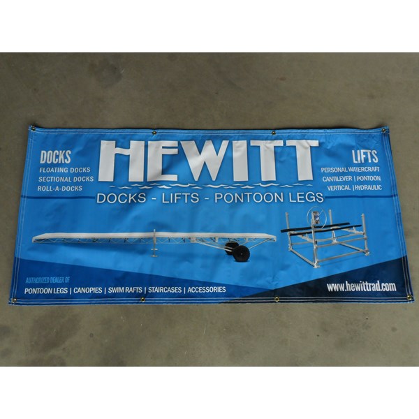 Hewitt Vinyl Banner
