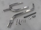 4' Swivel Wheel Fork & Tongue