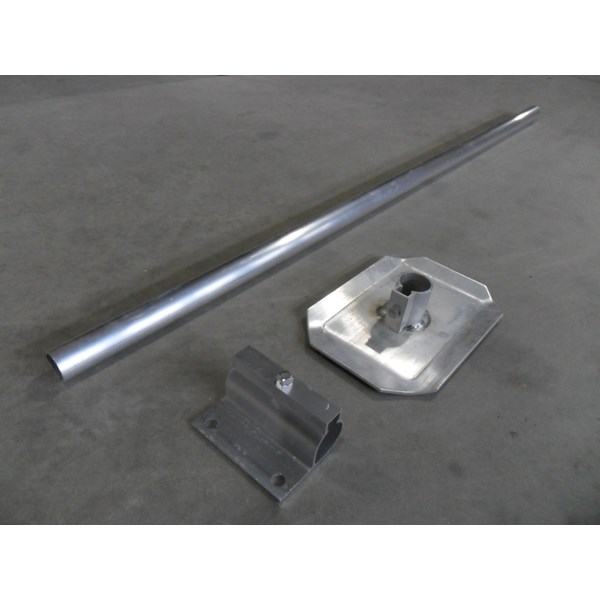 5' Aluminum Stand, Mount And Plate