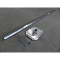 8' Aluminum Stand, Mount And Plate